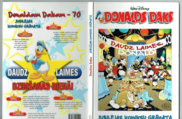Image for Donalds Daks   Jubilejas Komiksu Gramata