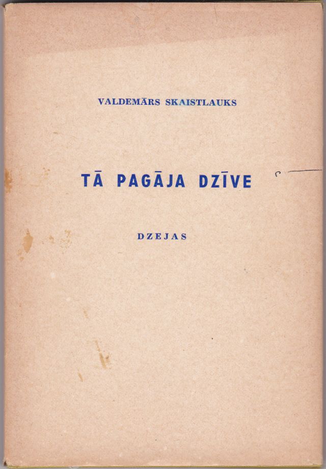 Image for Ta Pagaja Dzive Dzejas