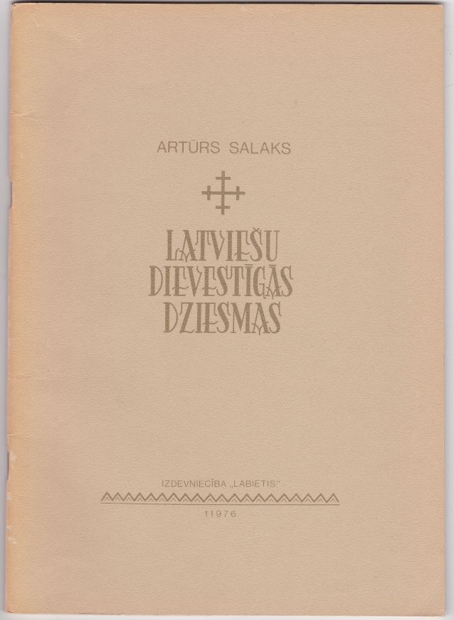 Image for Latviesu Dievestigas Dziesmas