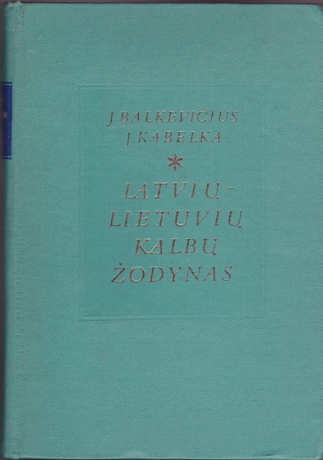 Image for Latviu- Lietuviu Kalbu Zodynas Apie 42000 Zodziu