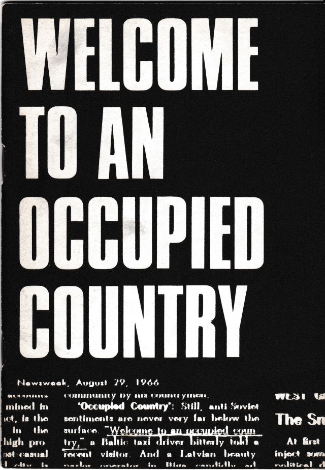 Image for Welcome to an Occupied Country