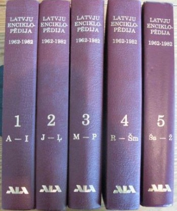 Image for Latvju enciklopedija: 1962-1982. Vols 1-5