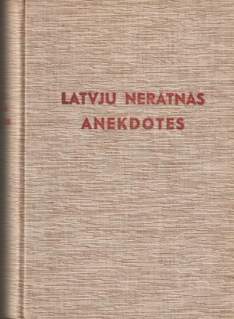 Image for Latvju Neratnas Anekdotas