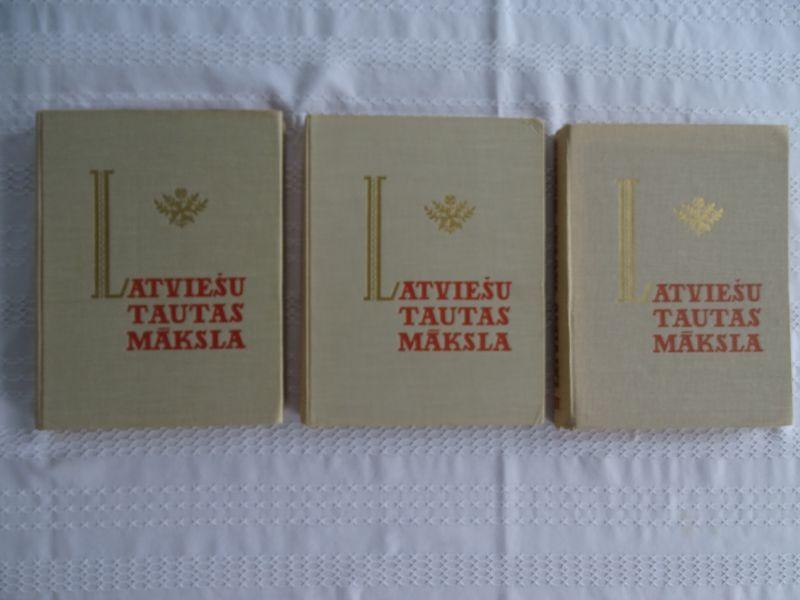 Image for Latviesu Tautas Maksla  Trijos Sejumos Vol1. Vol2. Vol3.