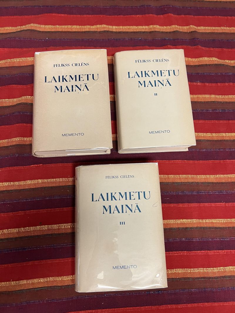 Laikmetu Maina Atminas Un Atzinas Vols. 1. 2. 3.