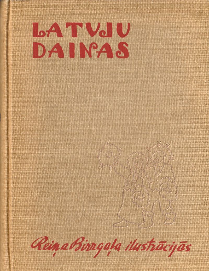 Latvju Dainas Reina Birzgala Illustracijas